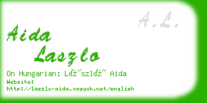 aida laszlo business card